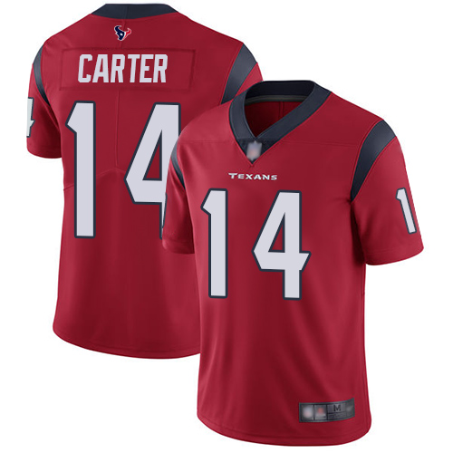 Houston Texans Limited Red Men DeAndre Carter Alternate Jersey NFL Football 14 Vapor Untouchable